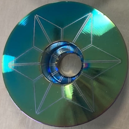 Capuchon supérieur de casque de vélo Supacaz Star Capz