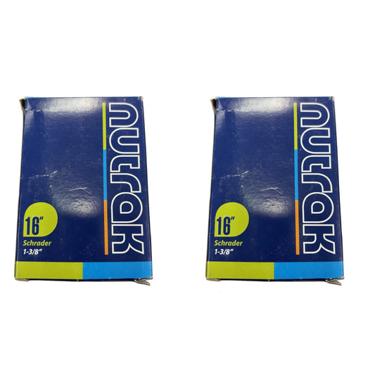 Nutrak Schrader Inner Tube 16 x 1 3/8 Inch 16 Inch Schrader Valve Bike Inner Tube