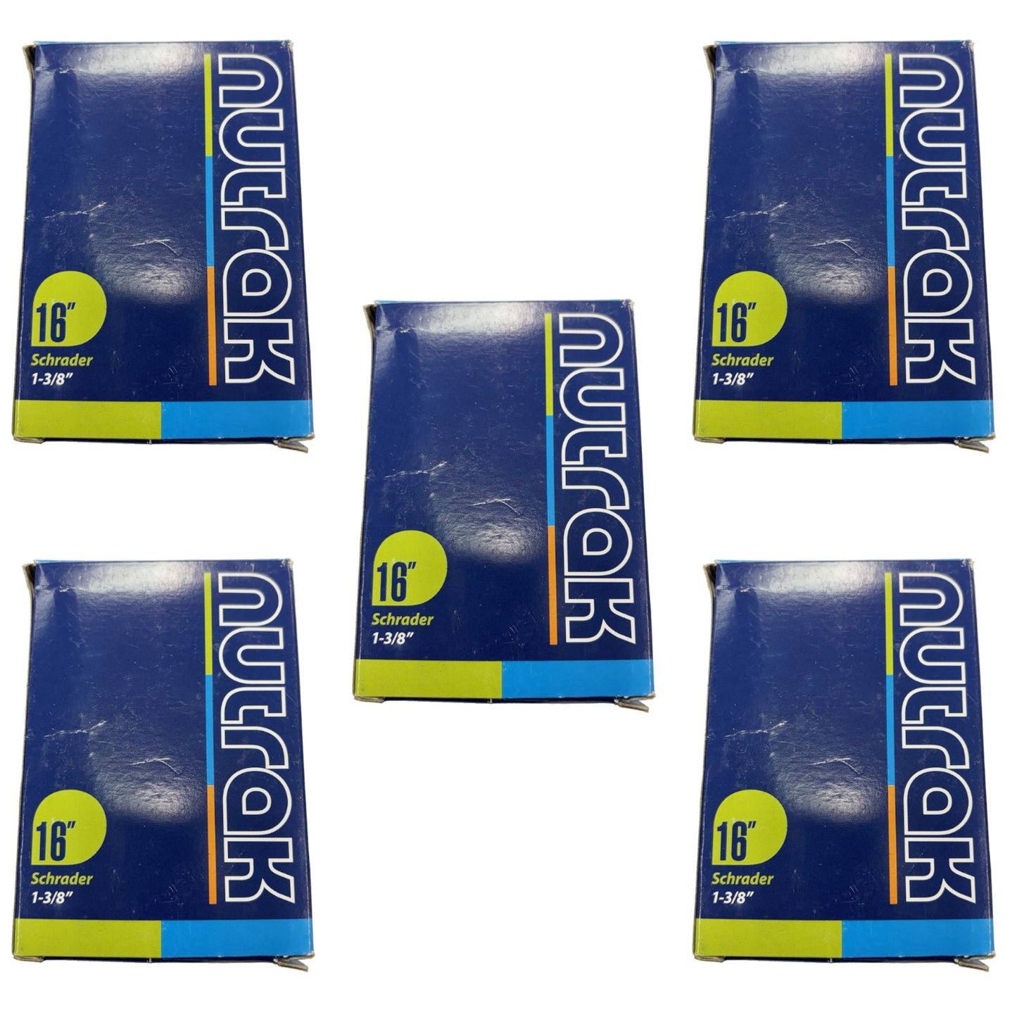 Nutrak Schrader Inner Tube 16 x 1 3/8 Inch (Suitable for Standard Brompton Folding Bikes)