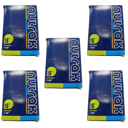 Nutrak Schrader Inner Tube 16 x 1 3/8 Inch (Suitable for Standard Brompton Folding Bikes)