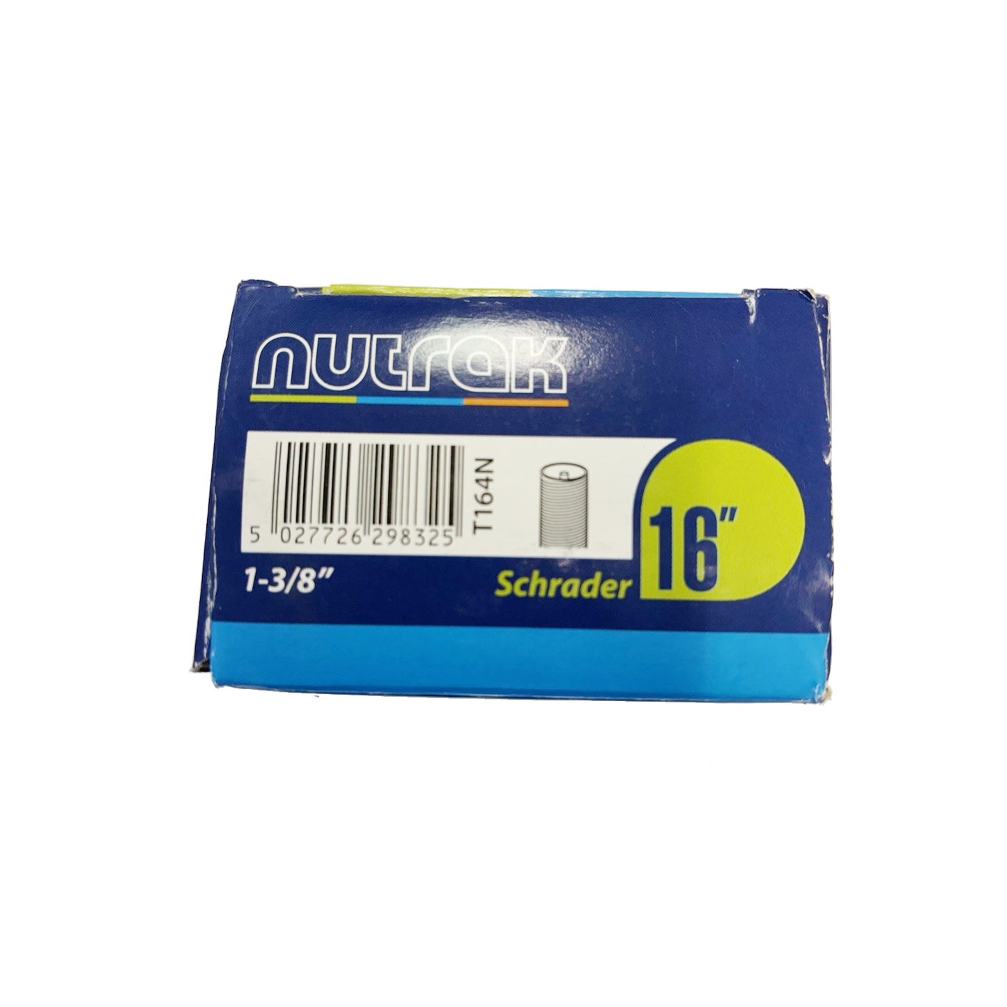 Nutrak Schrader Inner Tube 16 x 1 3/8 Inch 16 Inch Schrader Valve Bike Inner Tube Alternate 1