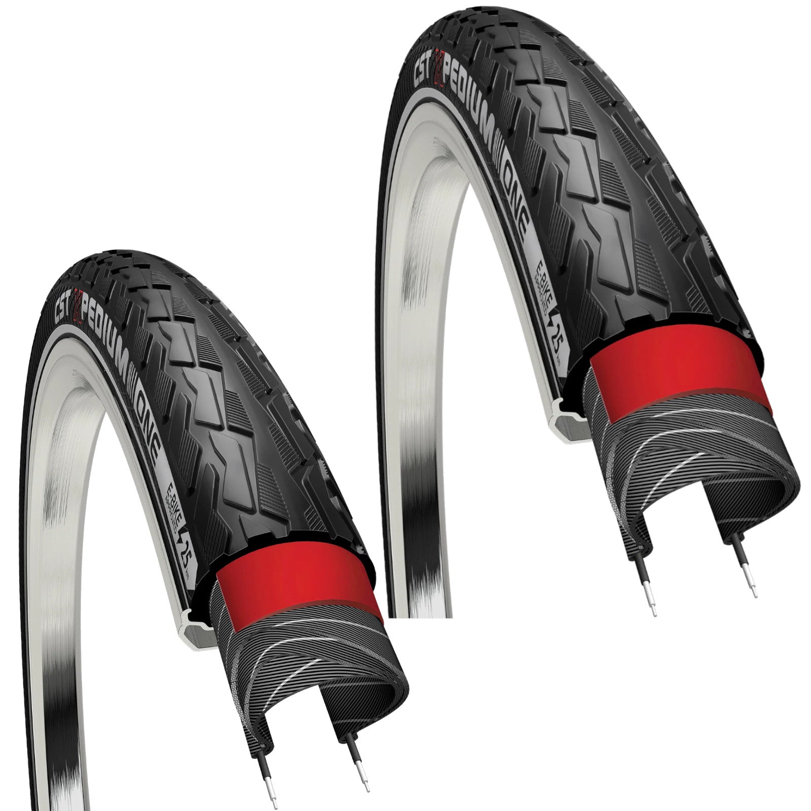 CST Xpedium Level 1 700c Bike Tyre 700x35c Pair of Tyres