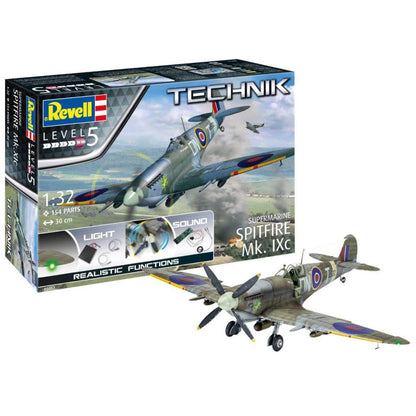 Revell 00457 Supermarine Spitfire MK.Ixc Tecknik 1:32 WW2 Fighter Plane Model Kit