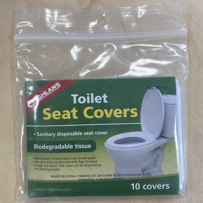 Coghlan's biologisch abbaubare Toilettensitzbezüge Campingzubehör