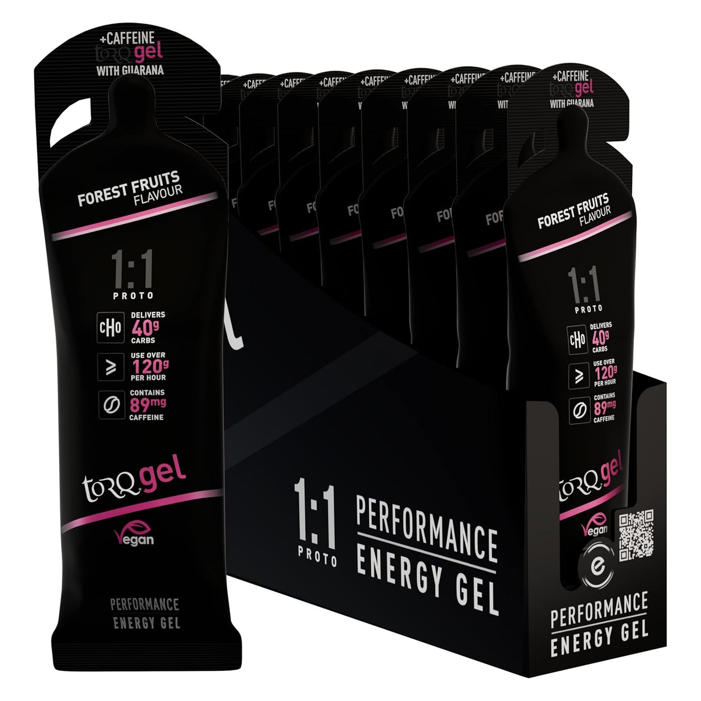 Torq 1:1 Proto Forest Fruits 12 Pack Sports Energy Gel