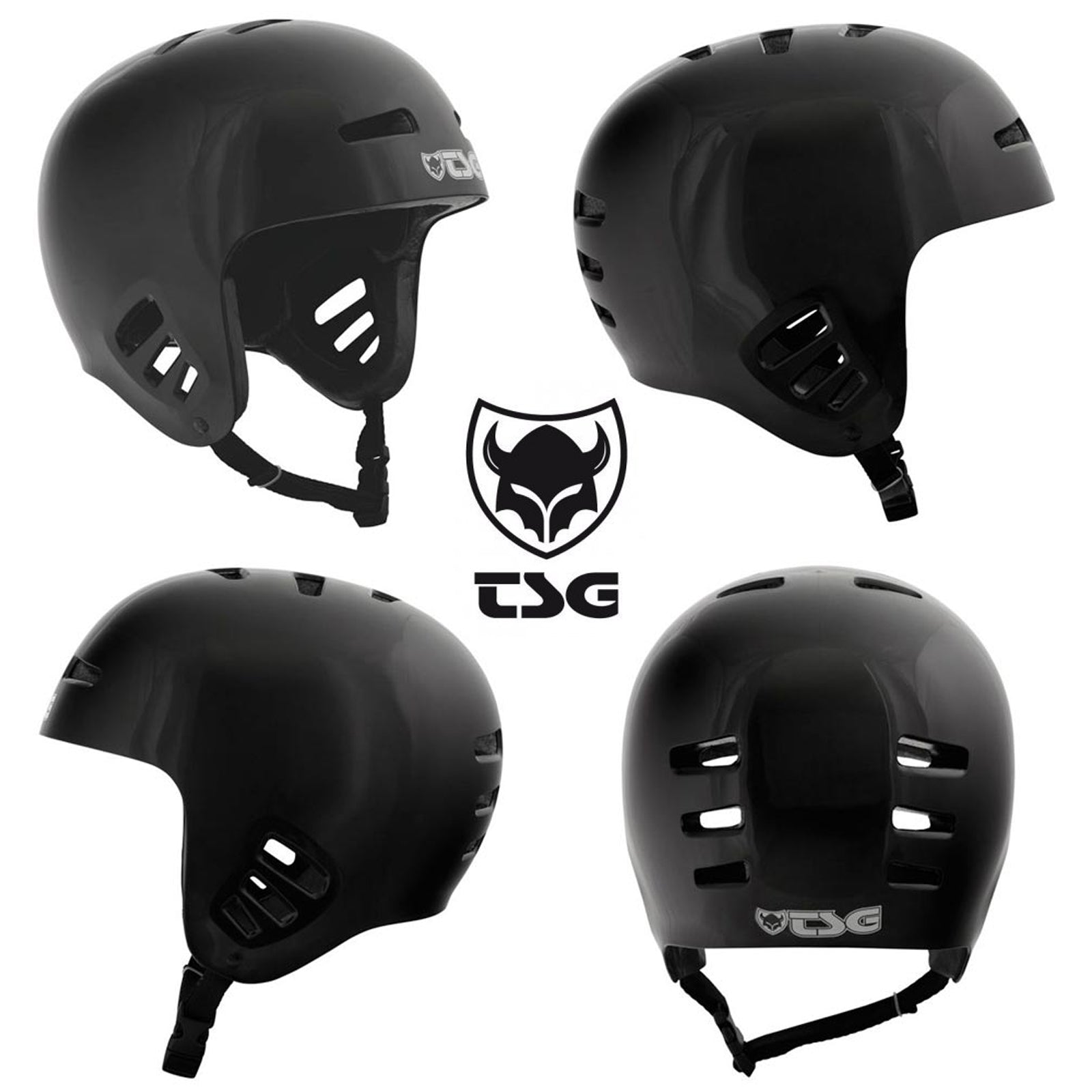 TSG Dawn Skate Cycling Helmet Black Small/Medium Alternate 1