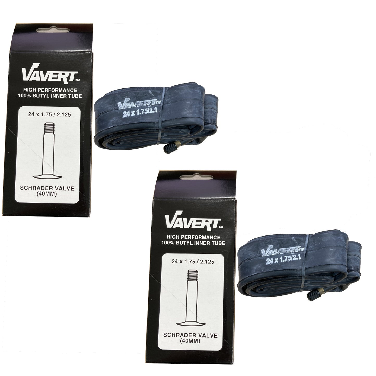 Kontrast 24x1.75-1.9 " Schrader Bike Inner Tube