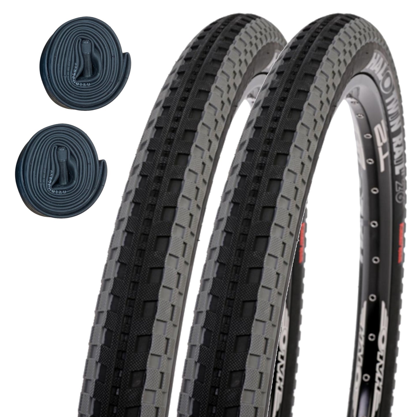Halo Twin Rail Dual 26 x 2.2 Mountain Bike Tyre Black/Grey