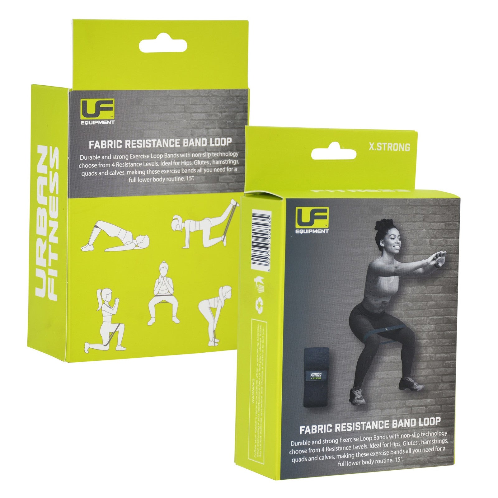 Urban Fitness Fabric Resistance Loop 15" Resistance Band