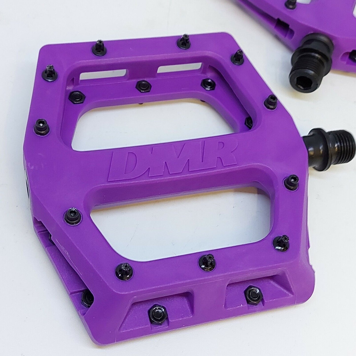 DMR V11 Composite 9/16 Inch Platform Bike Pedals Purple Alternate 2