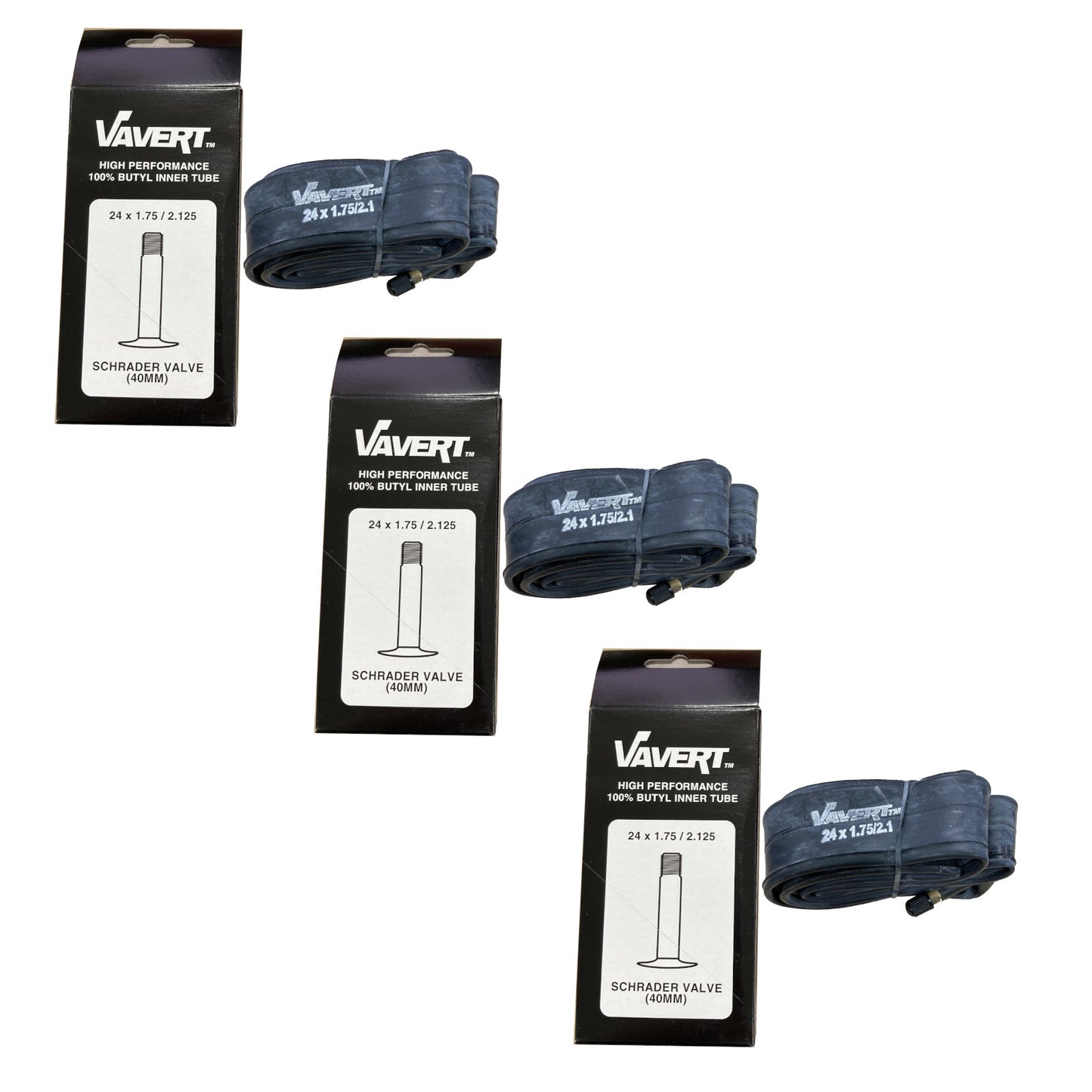 Kontrast 24x1.75-1.9 " Schrader Bike Inner Tube