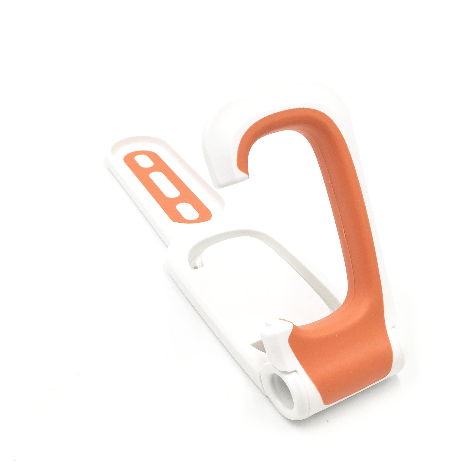 Ultimate Hardware Folding Hook Wall Mounted Bike Storage White & Orange Alternate 2