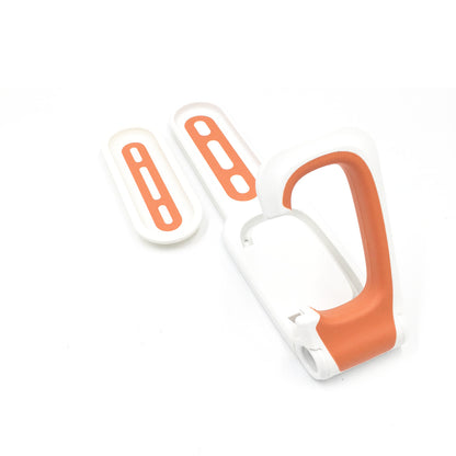 Ultimate Hardware Folding Hook Wall Mounted Bike Storage White & Orange Alternate 1