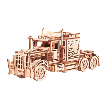 Wood Trick Big Rig American Truck 3D Puzzle WDTK007 Alternate 1