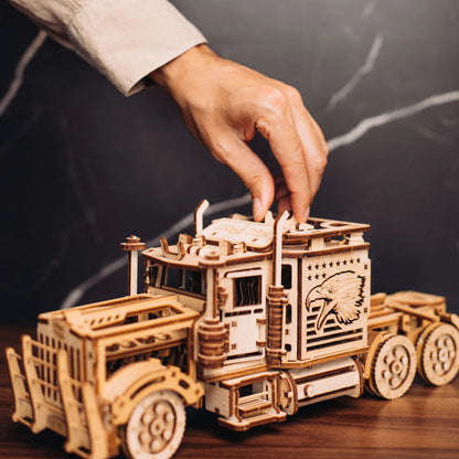 Wood Trick Big Rig American Truck 3D Puzzle WDTK007 Alternate 11