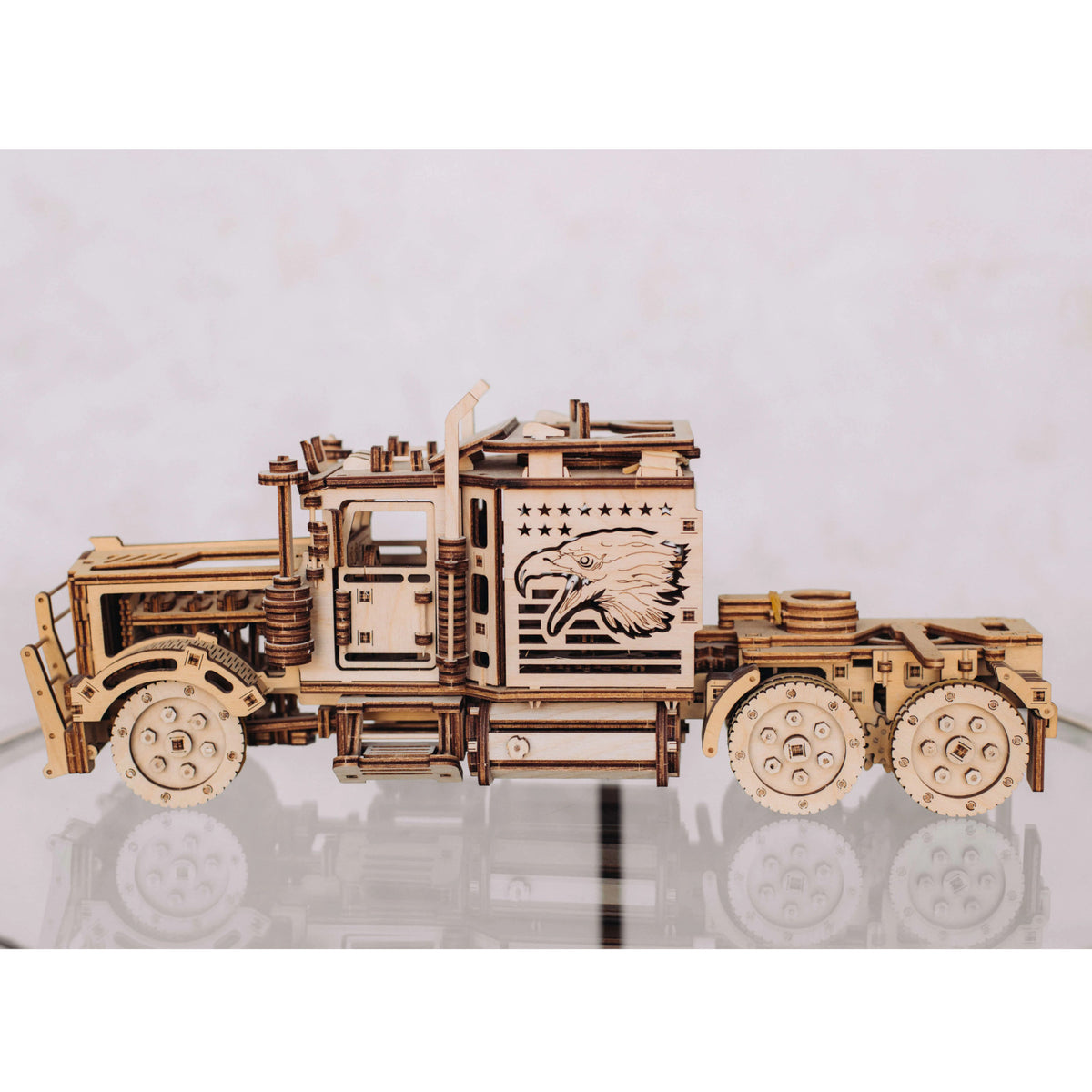 Wood Trick Big Rig American Truck 3D Puzzle WDTK007 Alternate 5
