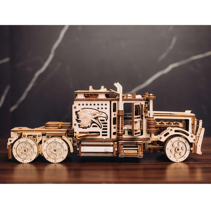 Wood Trick Big Rig American Truck 3D Puzzle WDTK007 Alternate 7