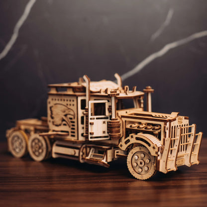 Wood Trick Big Rig American Truck 3D Puzzle WDTK007 Alternate 8