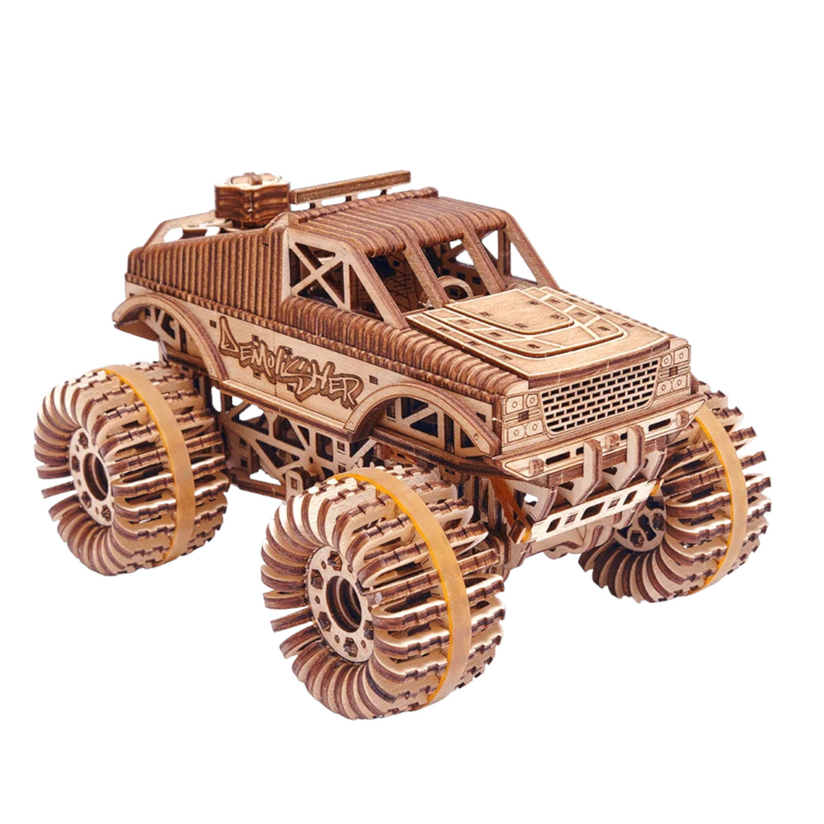 Wood Trick Monster Truck 3D Puzzle WDTK015 Alternate 1