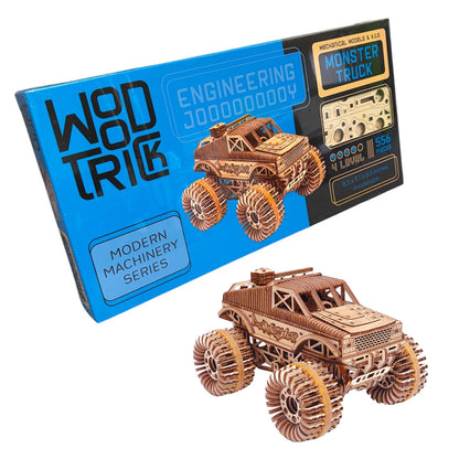 Wood Trick Monster Truck 3D Puzzle WDTK015 Alternate 10