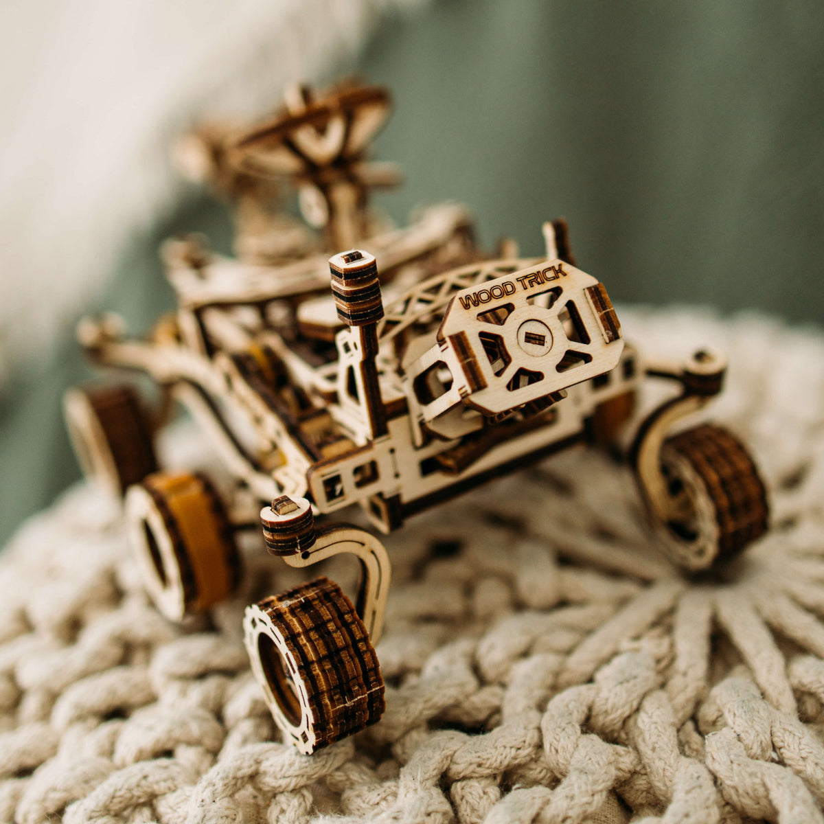 Wood Trick Mars Rover (Mechanical) 3D Puzzle WDTK021 Alternate 5