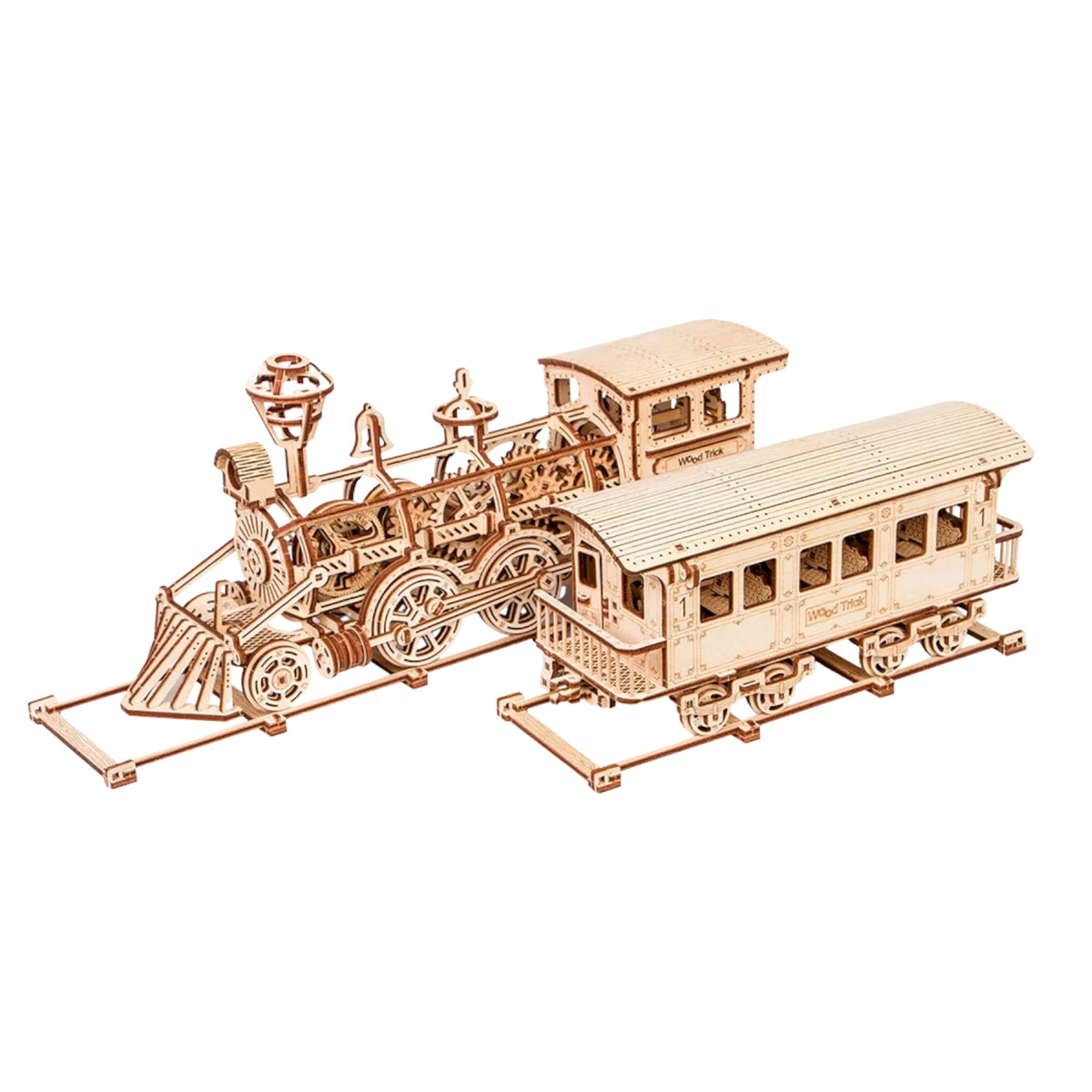 Wood Trick Locomotive R17 Steam Strain 3D Puzzle WDTK022 Alternate 1