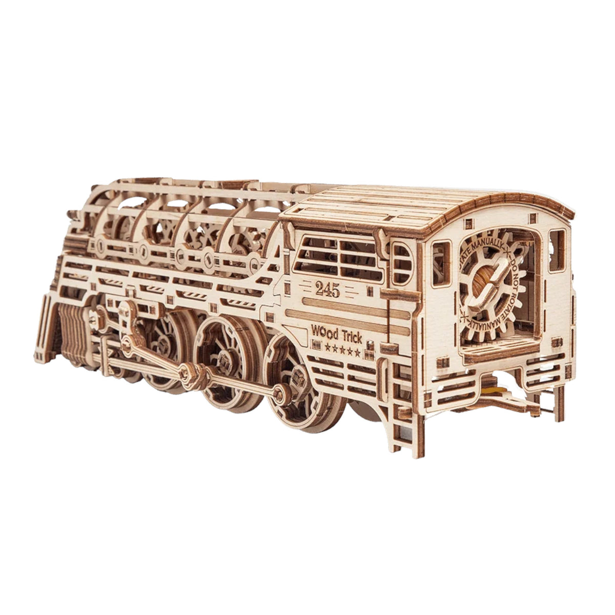 Wood Trick Atlantic Express Train Vintage Machinery Series 3D Puzzle WDTK029 Alternate 2