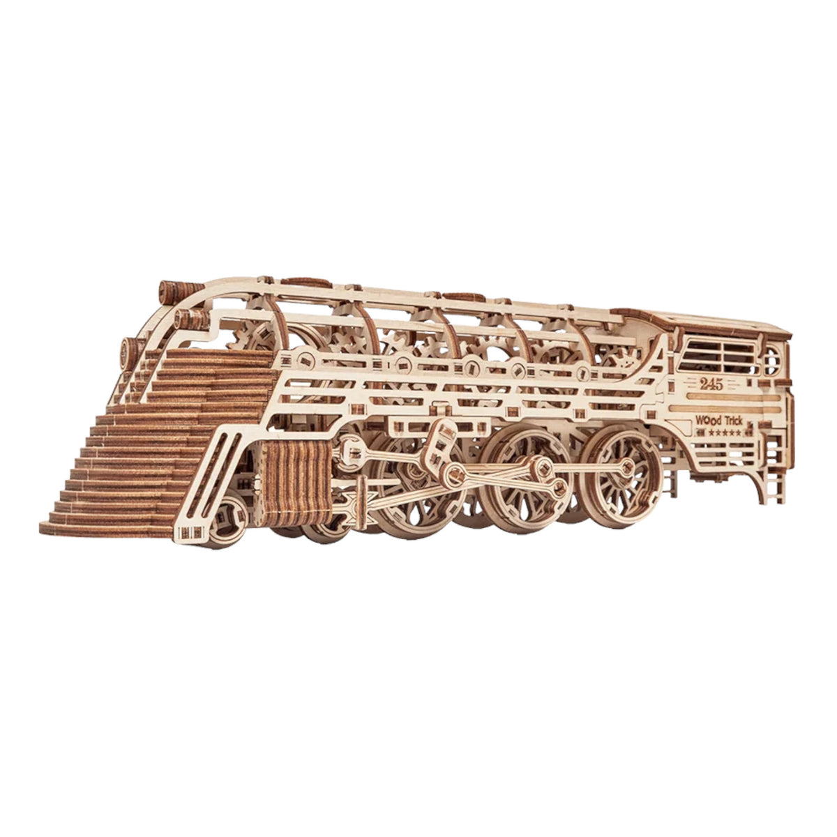 Wood Trick Atlantic Express Train Vintage Machinery Series 3D Puzzle WDTK029 Alternate 3
