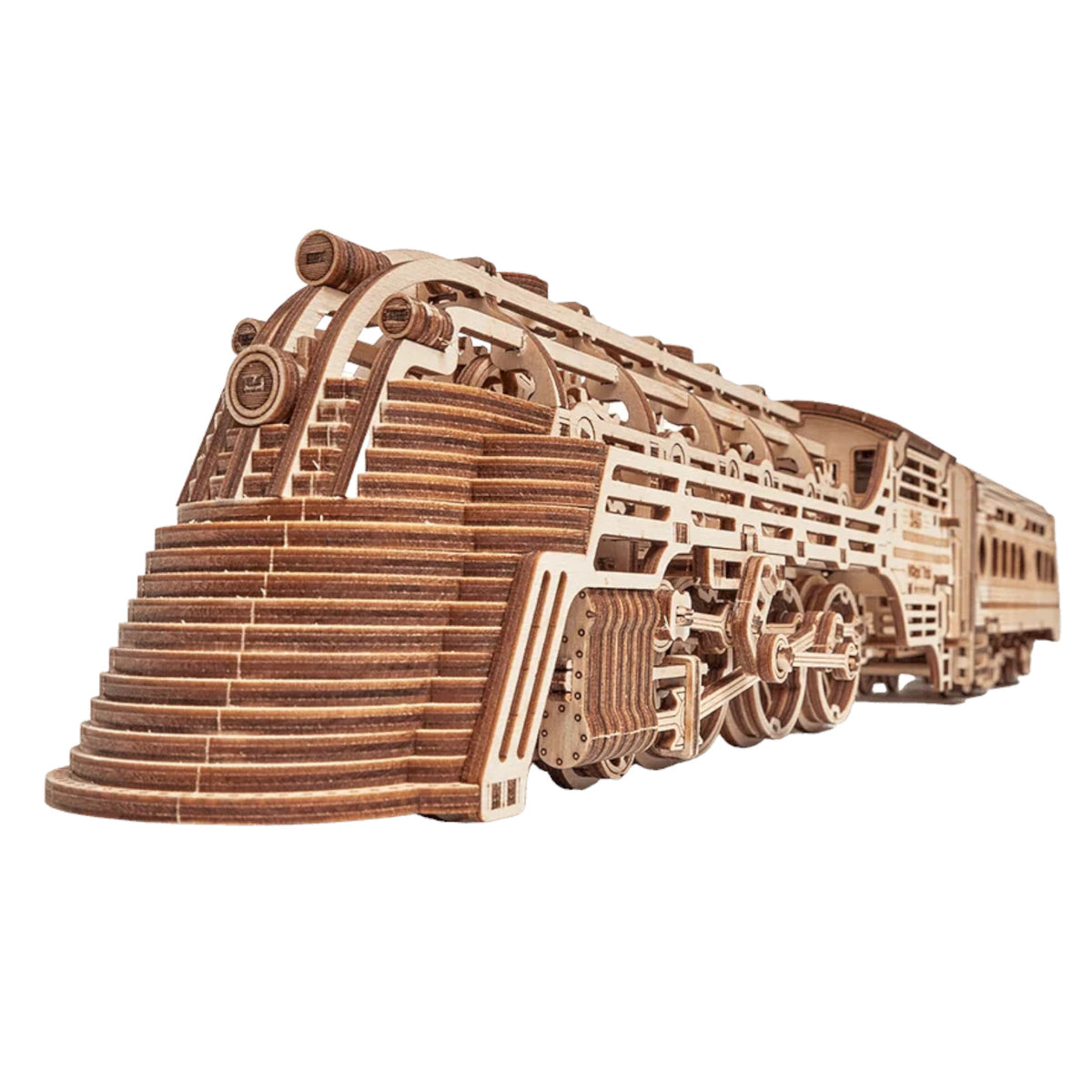 Wood Trick Atlantic Express Train Vintage Machinery Series 3D Puzzle WDTK029 Alternate 4