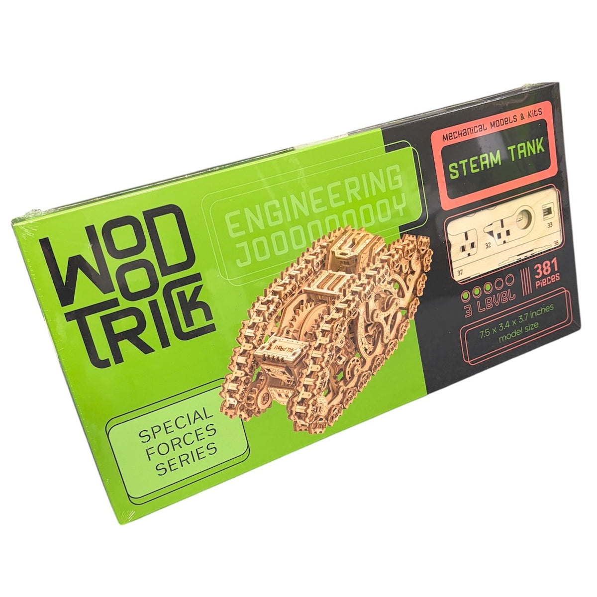 Wood Trick Steam Tank 3D Puzzle WDTK030 Alternate 2