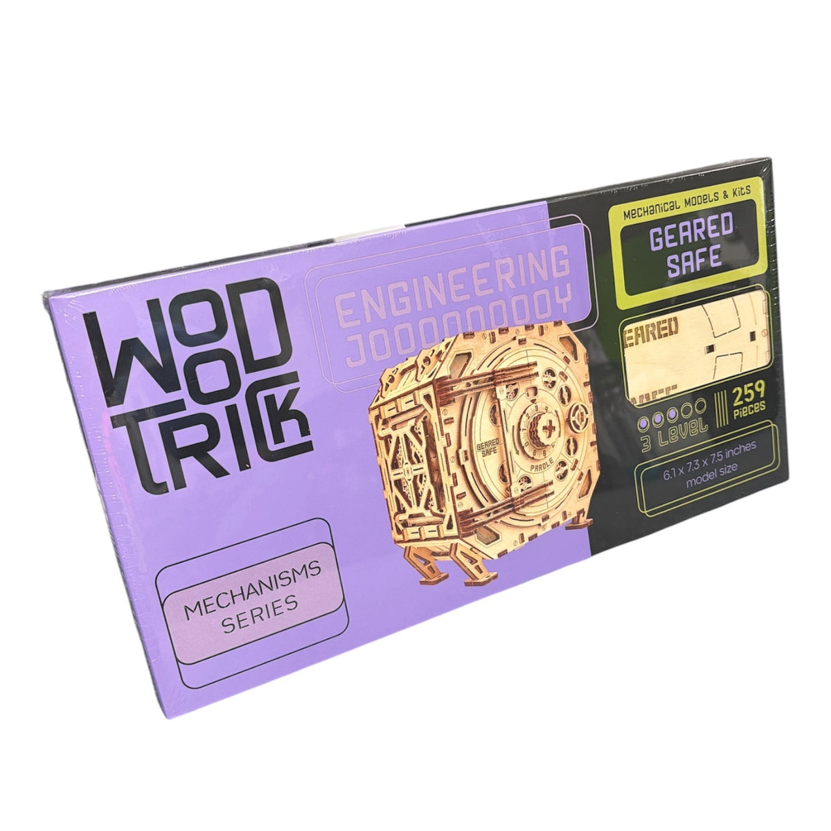 Wood Trick Geared Safe 3D Puzzle WDTK037 Alternate 2