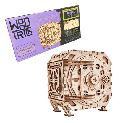 Wood Trick Geared Safe 3D Puzzle WDTK037