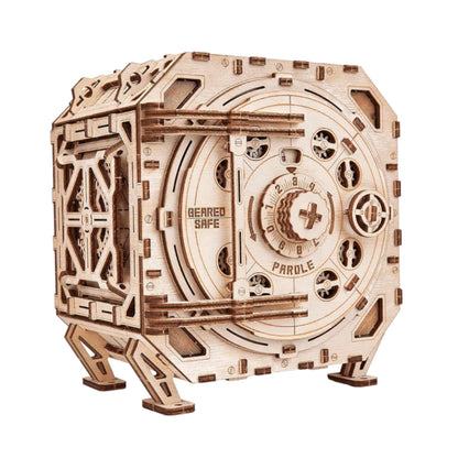 Wood Trick Geared Safe 3D Puzzle WDTK037 Alternate 1