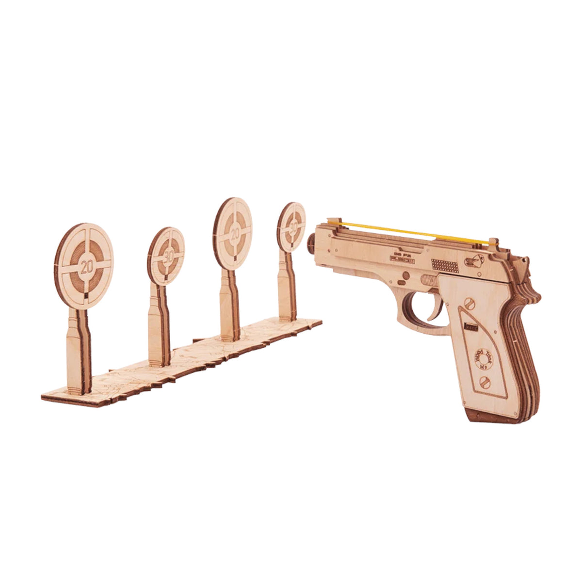 Wood Trick Gun M1 & Shooting Range 3D Puzzle WDTK059 Alternate 1