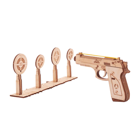 Wood Trick Gun M1 & Shooting Range 3D Puzzle WDTK059 Alternate 1