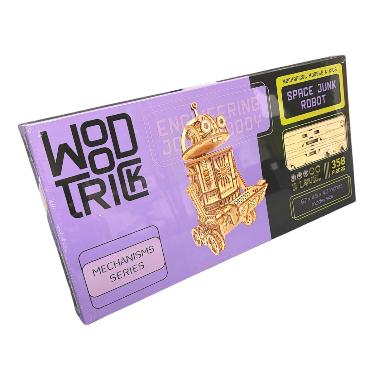 Wood Trick Space Junk Robot (Mechanical) 3D Puzzle WDTK073 Alternate 2