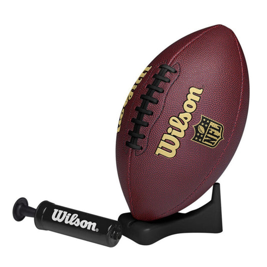 Wilson NFL Ignition Pump and Tee - Junior American Football