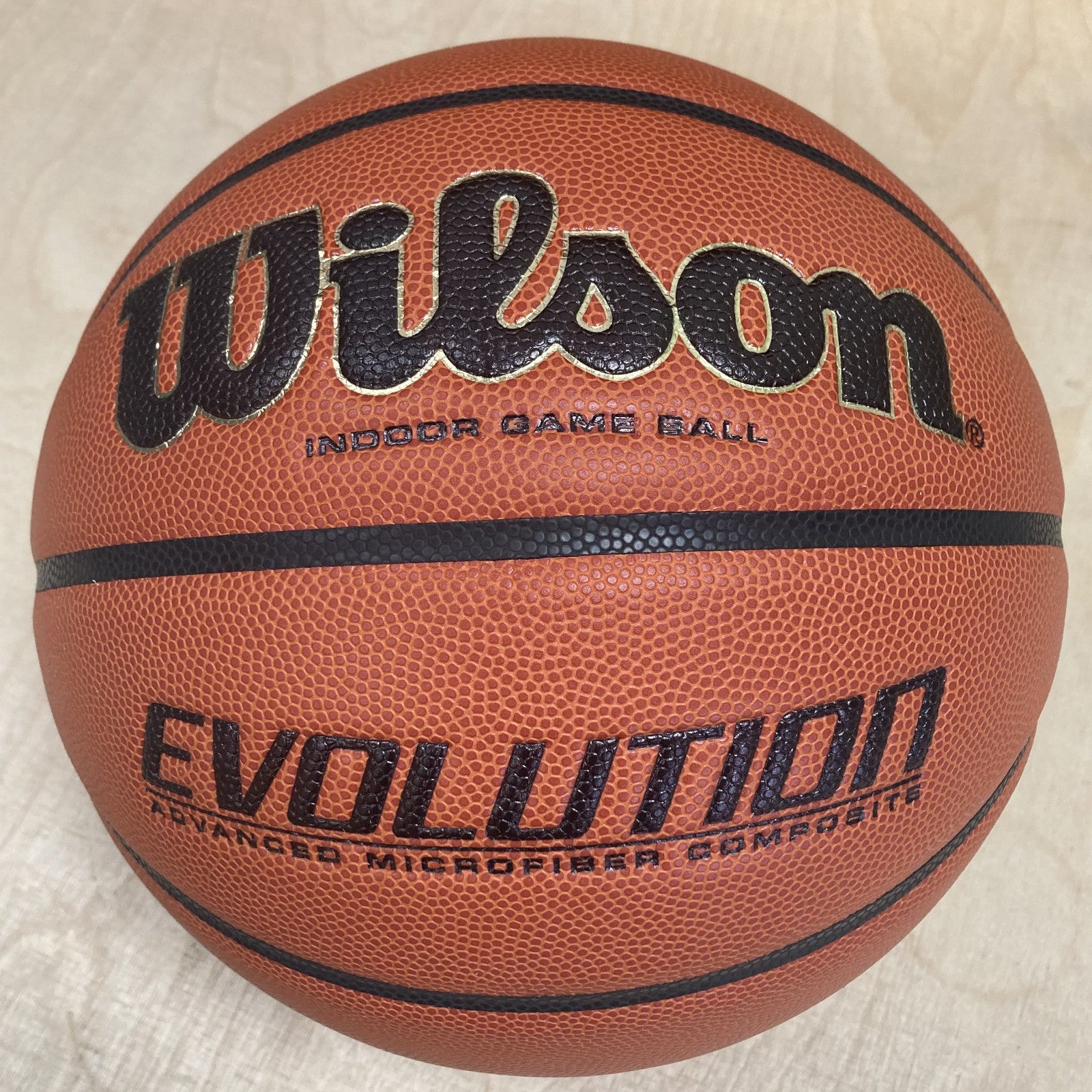 Wilson Evolution Tan 7 Basketball | SDJ Sports