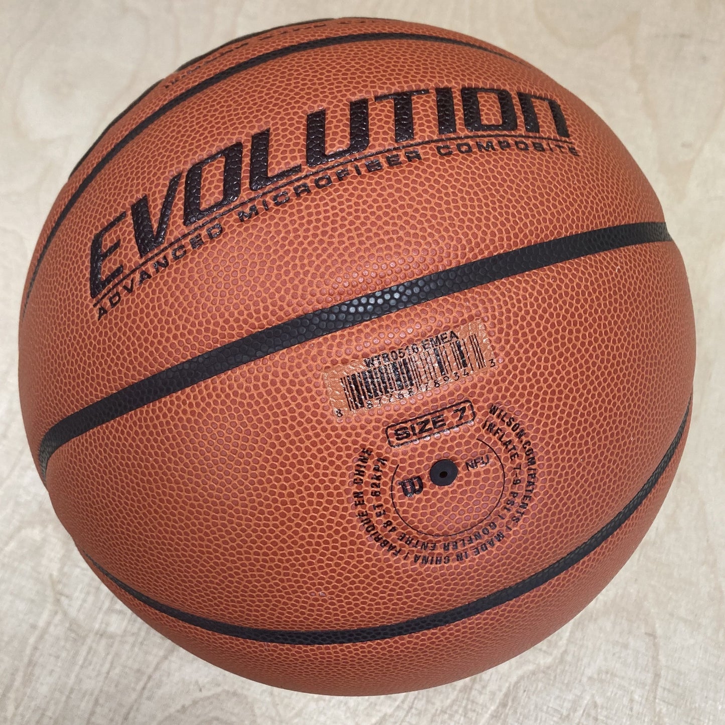 Wilson Evolution Tan 7 Basketball Alternate 8
