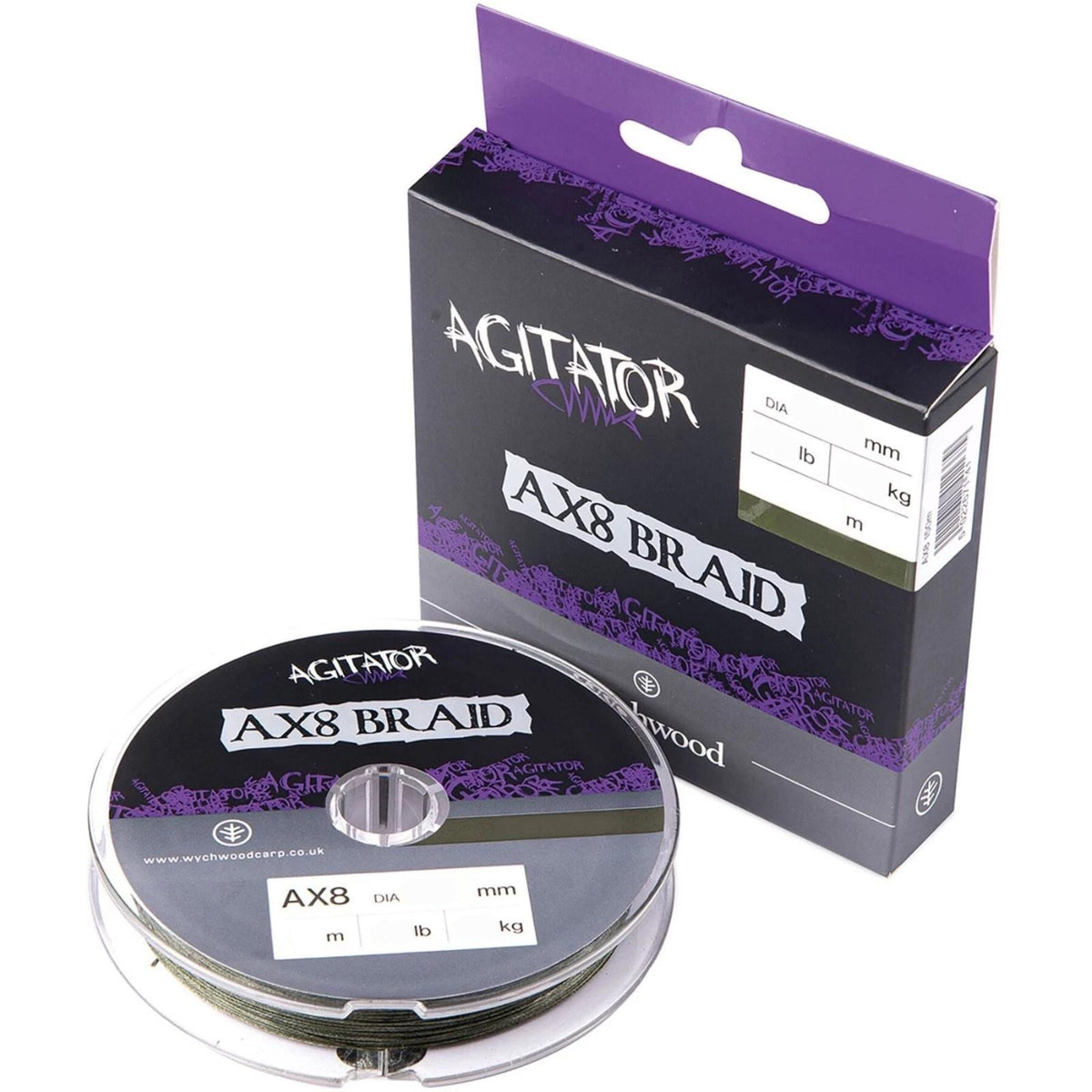 Wychwood Agitator AX8 150M Braid Fishing Line