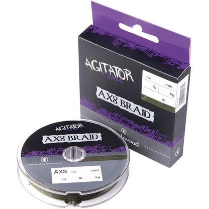 Wychwood Agitator AX8 150M Braid Fishing Line