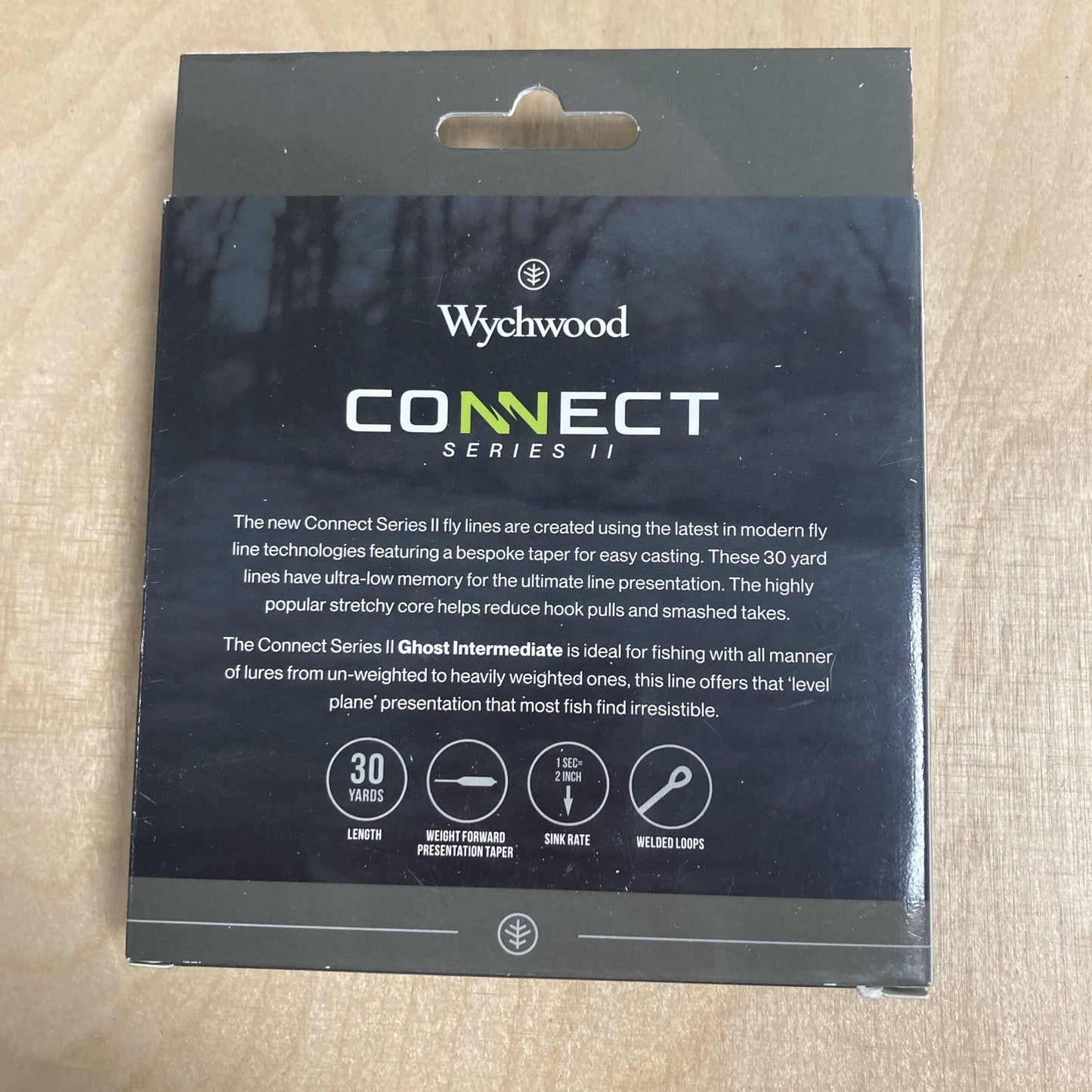 Wychwood Fly Line Ghost Intermediate WF-8 30 Yards 2" Per Second Fishing Line Alternate 2