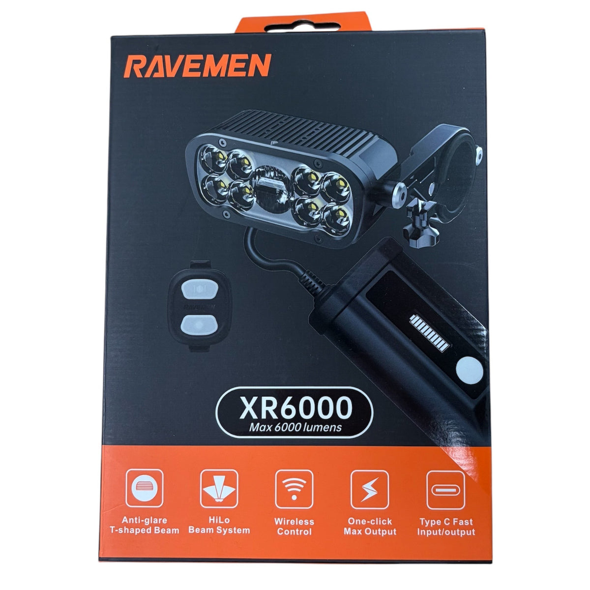 Ravemen XR6000 Front Bike Light Alternate 7