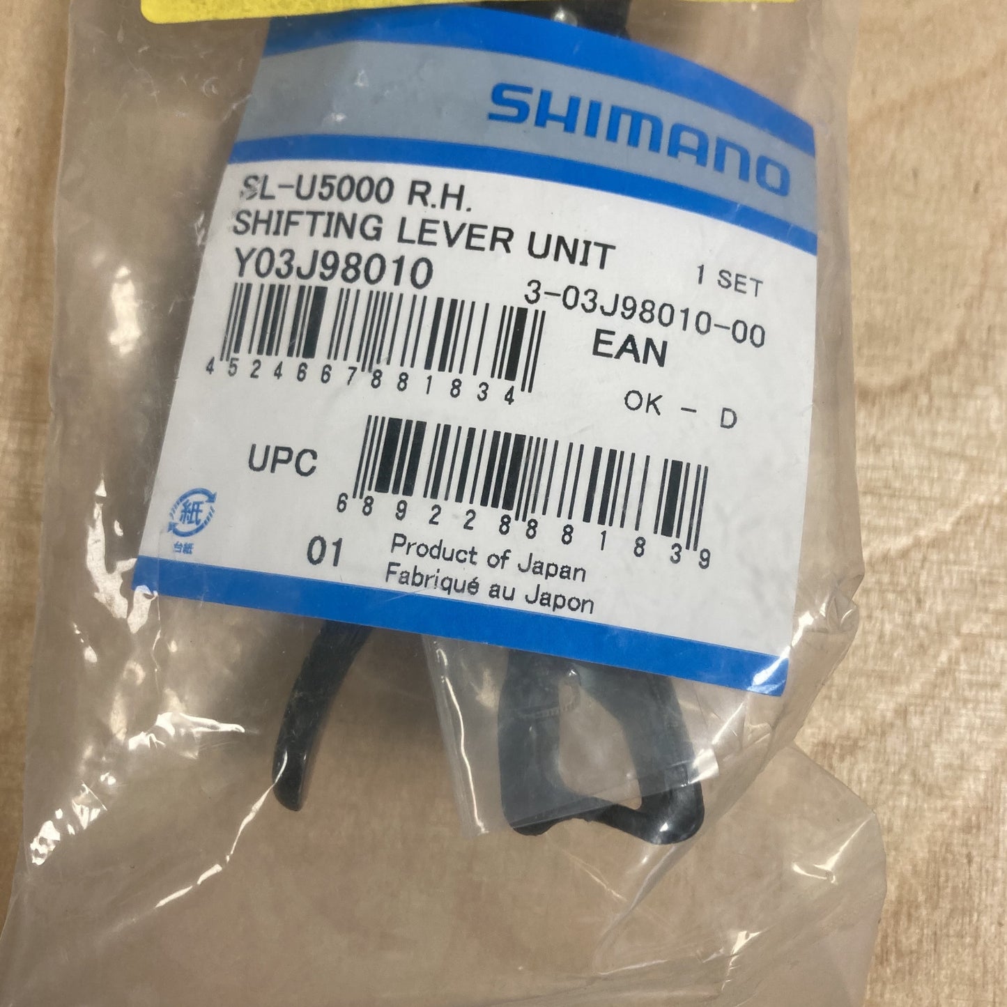 Shimano SL-U5000 unité de levier de changement de vitesse droit pièce de rechange pour levier de vitesse de vélo