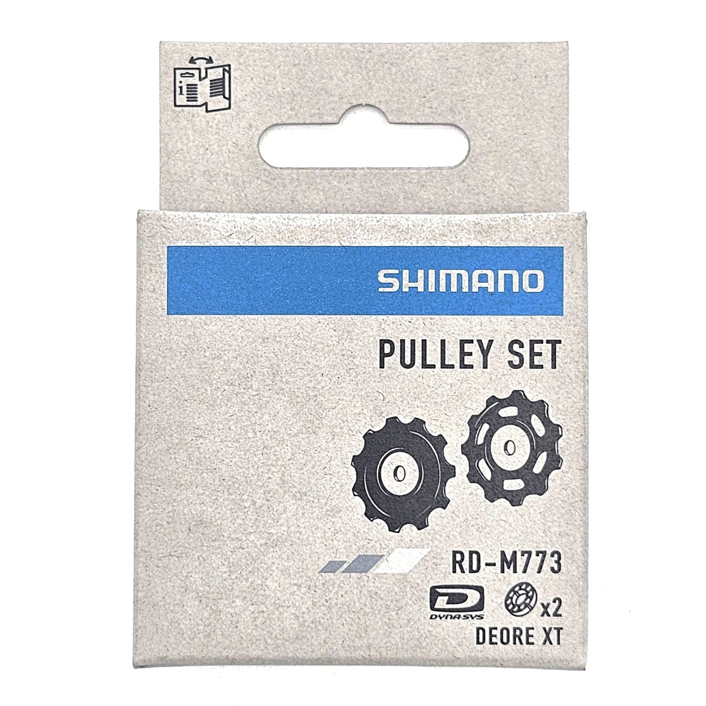 Shimano Deore XT Jockey Wheels Pulley Set RD-M773 Rear Bike Derailleur Spare Part Alternate 1