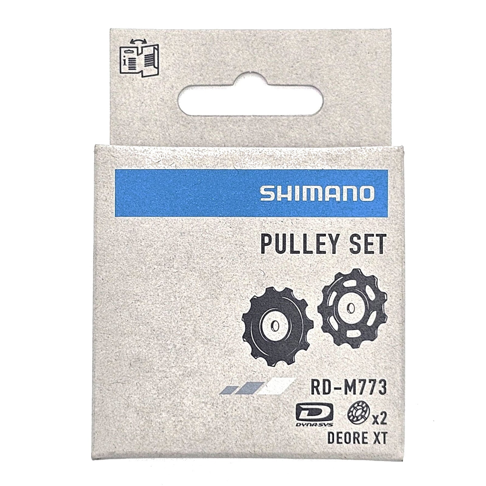 Shimano Deore XT Jockey Wheels Pulley Set RD-M773 Rear Bike Derailleur Spare Part Alternate 1