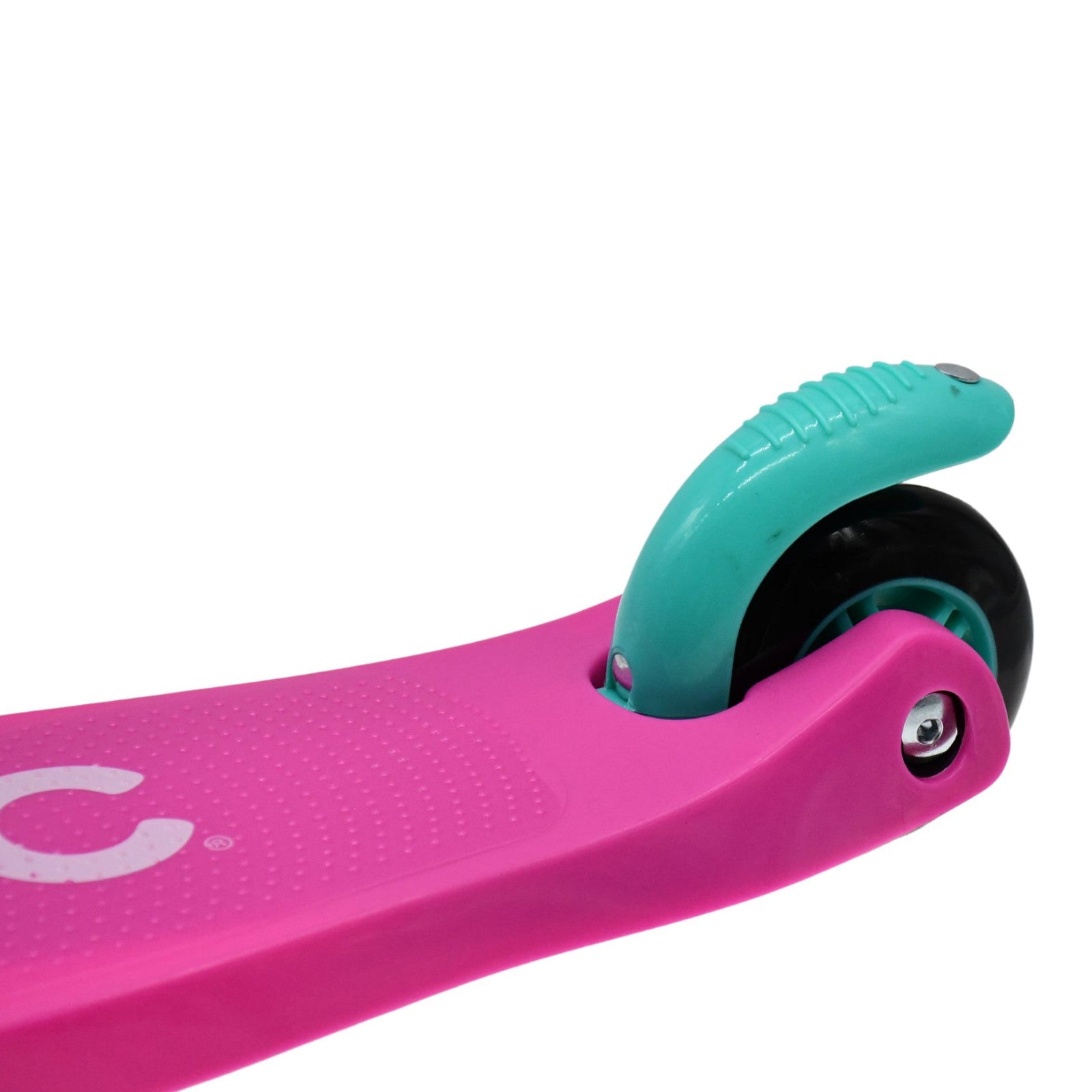 Zinc 3 Wheeled Sparkle Light Up Stunt Scooter Pink/Aqua Alternate 2