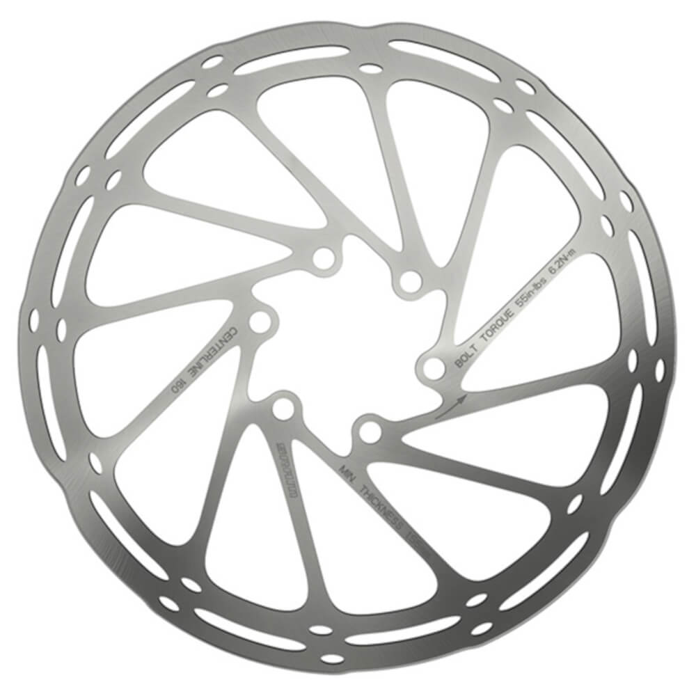 Bike Disc Brake Rotor SRAM Rotor Centreline Rounded 180 mm