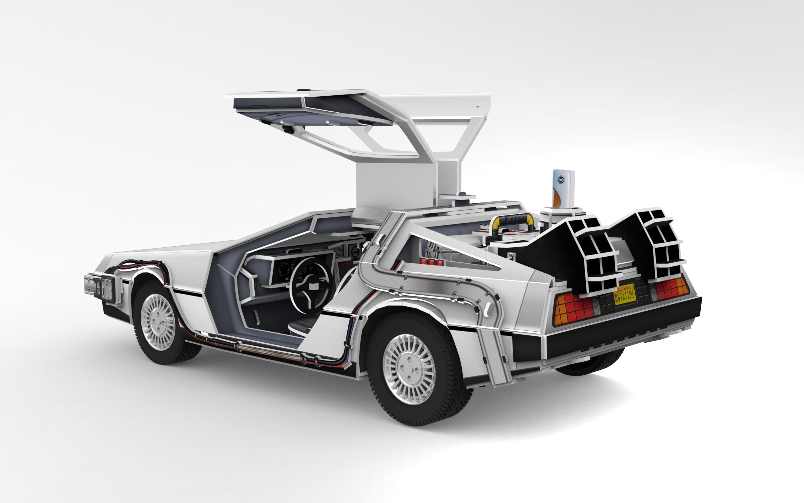 3D Puzzle Revell DeLorean Back to the Future Alternate 1
