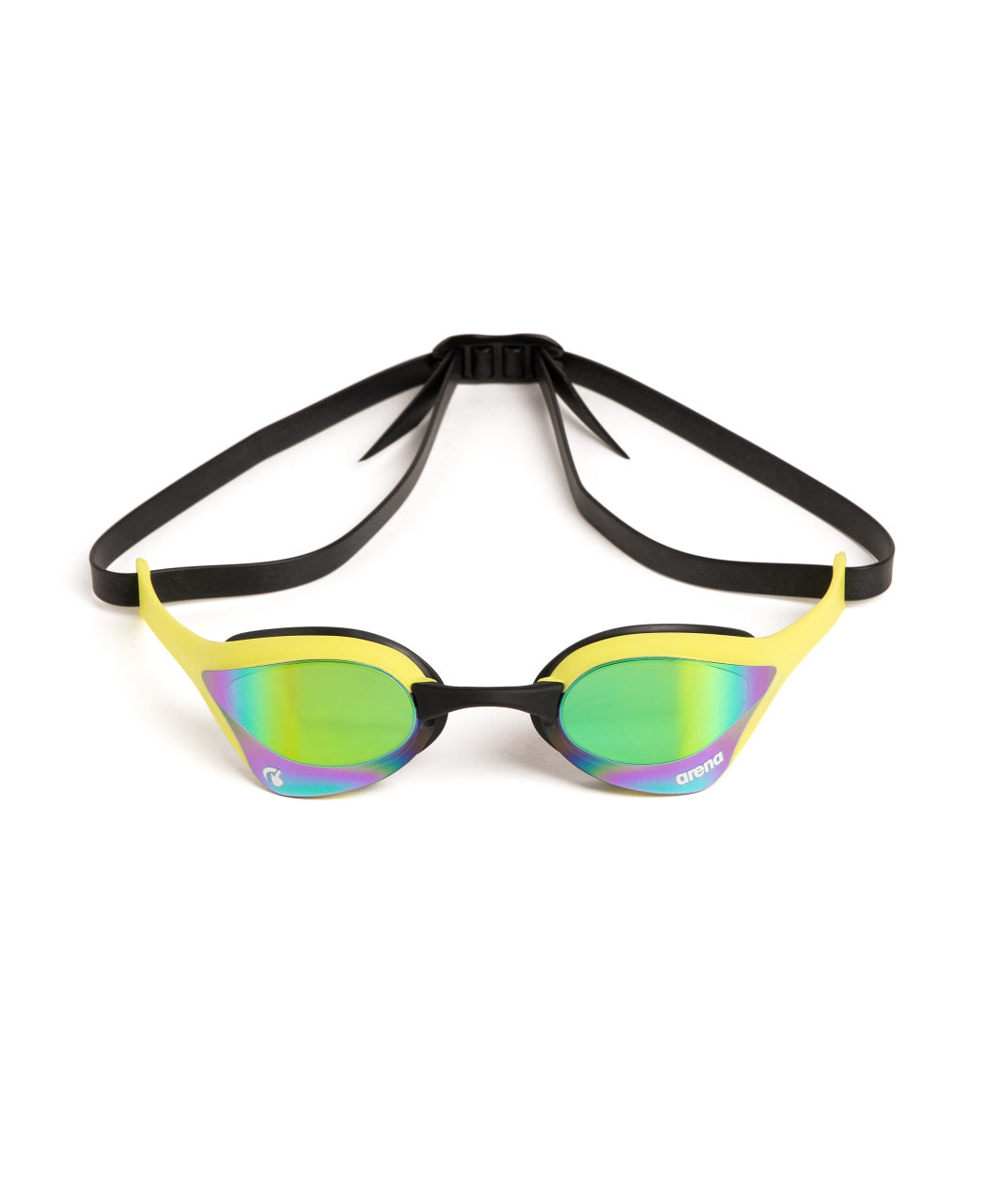 Arena Cobra Ultra Swipe Mirror Racing Unisex 2023 Men's Swimming Goggles Emerald/Cyber Lime